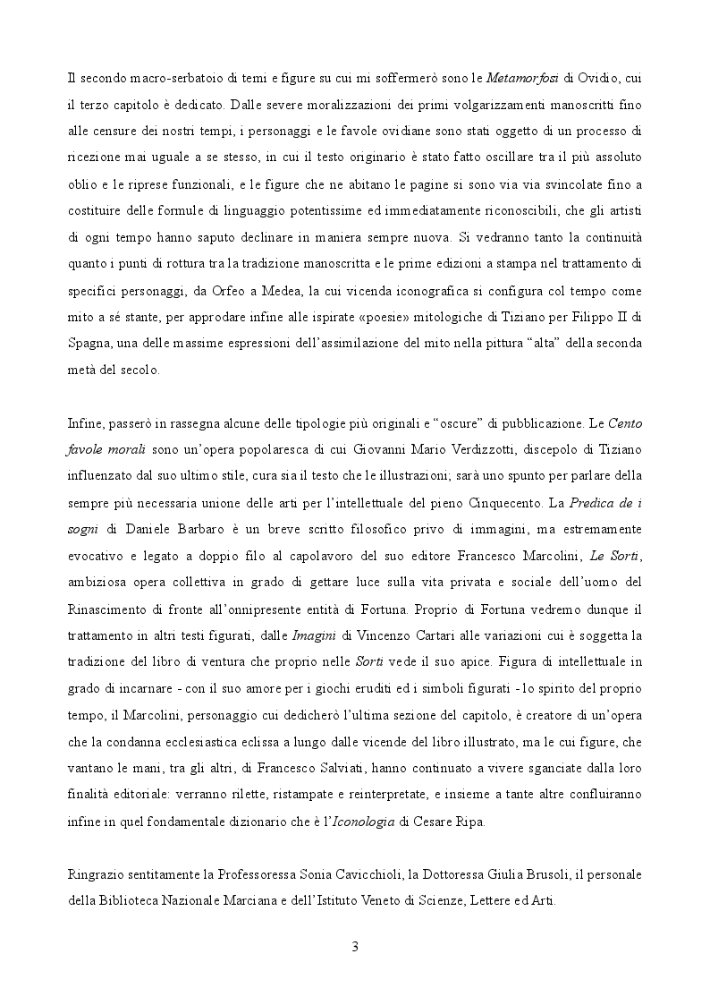 Anteprima della tesi: Storie figurate. Relazioni icono-testuali nel libro veneziano del Cinquecento, Pagina 4