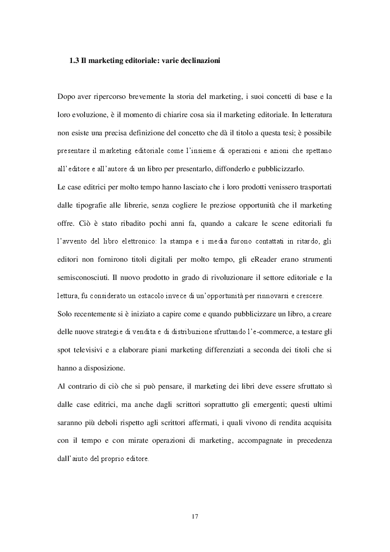 Anteprima della tesi: Marketing editoriale: il libro tra cultura, innovazione e mercato, Pagina 5