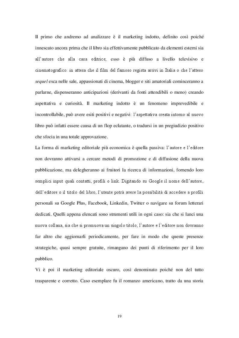 Anteprima della tesi: Marketing editoriale: il libro tra cultura, innovazione e mercato, Pagina 7