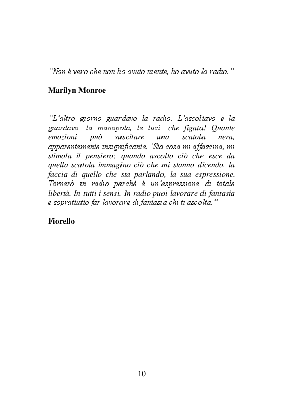 Anteprima della tesi: L'informazione attraverso la radio: da Marconi al Web, un secolo di storia, Pagina 7