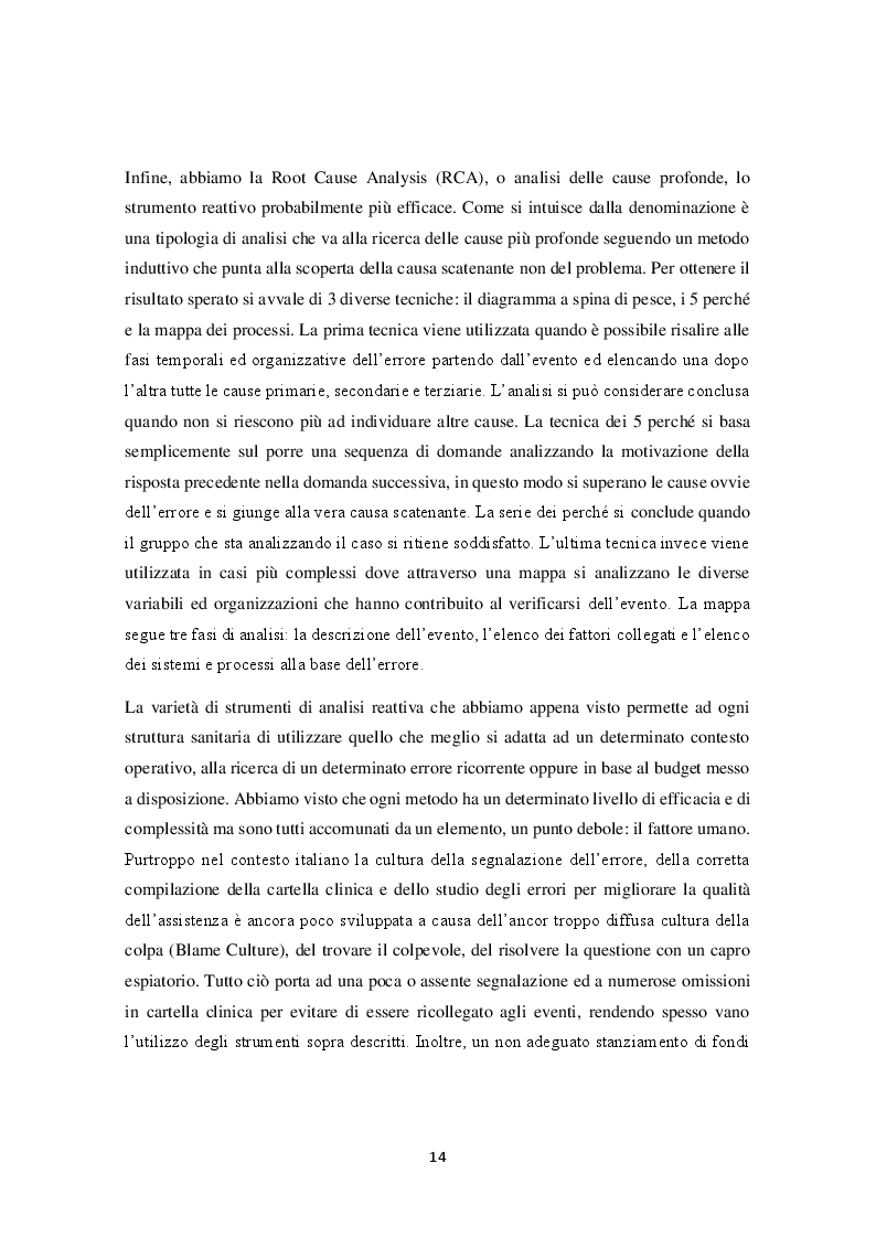 Anteprima della tesi: Clinical Risk Management alla luce della L. 24/2017: analisi e confronto dei Piani Annuali di Risk Management (PARM) 2019 della Regione Lazio, Pagina 4