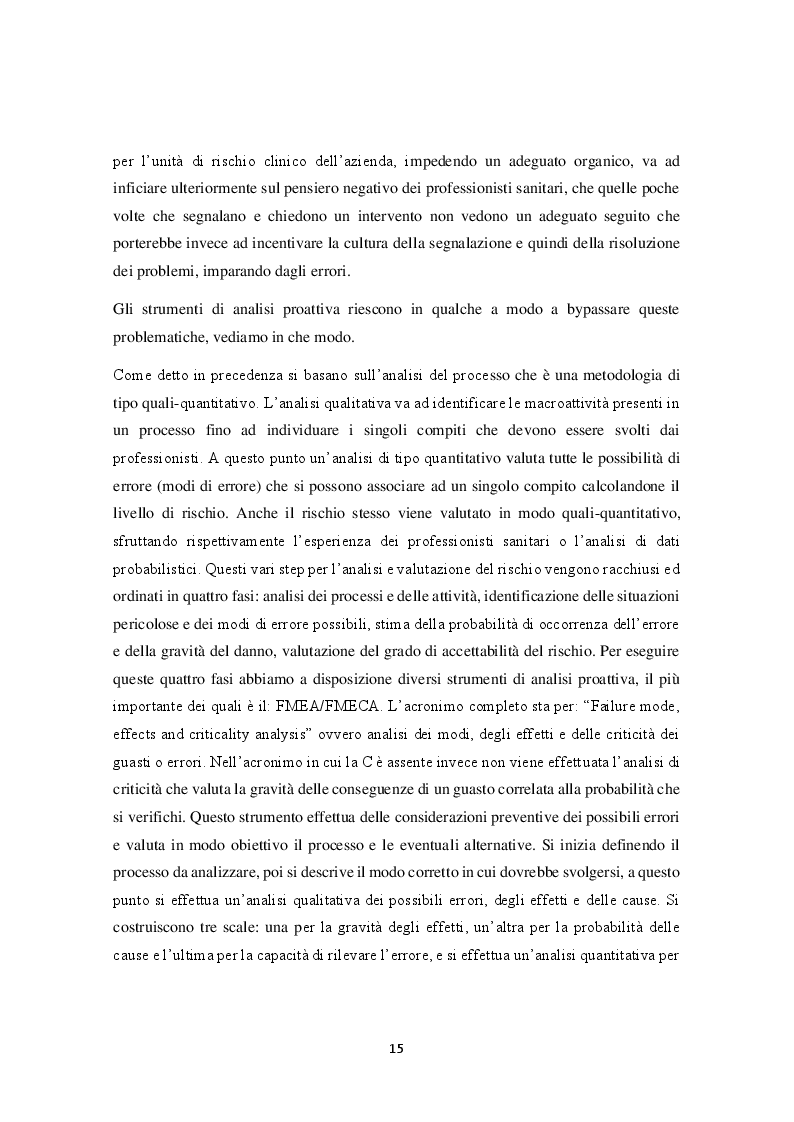 Anteprima della tesi: Clinical Risk Management alla luce della L. 24/2017: analisi e confronto dei Piani Annuali di Risk Management (PARM) 2019 della Regione Lazio, Pagina 5