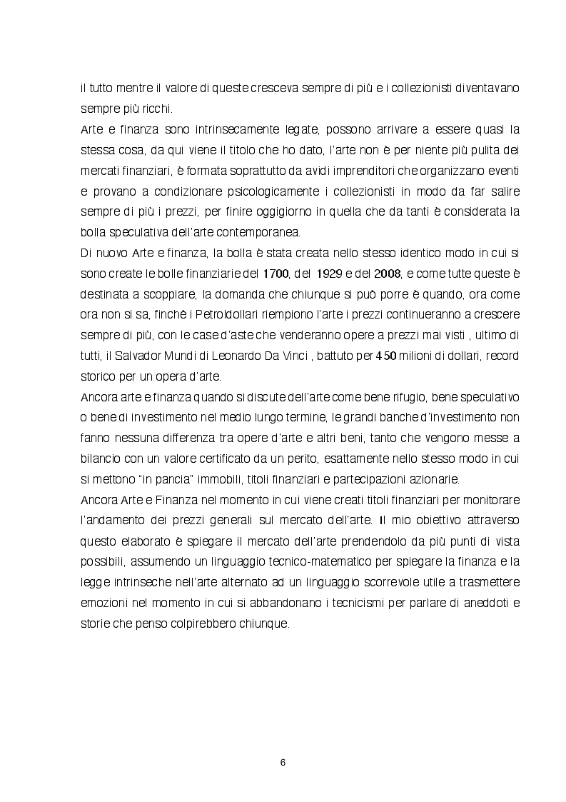 Anteprima della tesi: Investire nel mercato dell'arte, Pagina 4