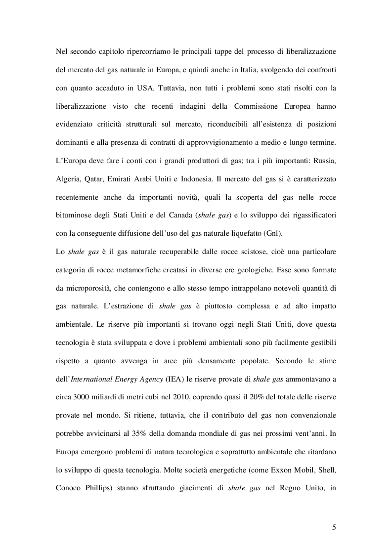 Anteprima della tesi: Abuso di Posizione Dominante in Italia: il caso ENI, Pagina 6