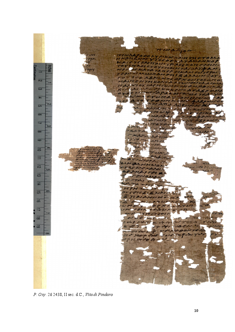 Anteprima della tesi: Gli iporchemi di Pindaro, commento linguistico e metrico dei frr. 105-117 Sn.-M., Pagina 4