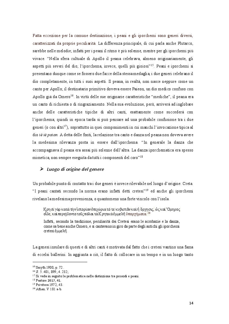 Anteprima della tesi: Gli iporchemi di Pindaro, commento linguistico e metrico dei frr. 105-117 Sn.-M., Pagina 8