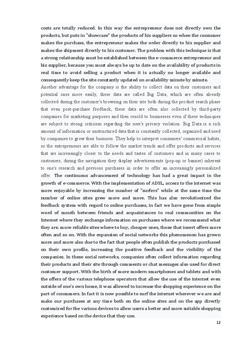 Anteprima della tesi: New retail model in a digital world, Pagina 5