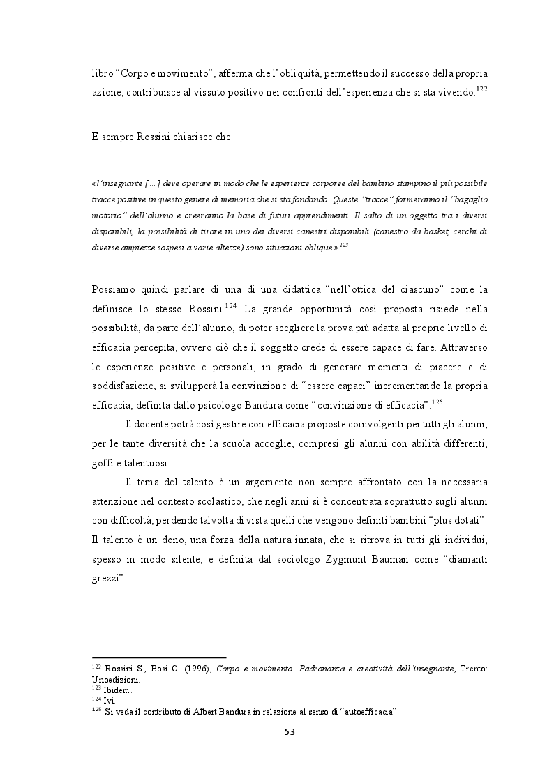 Anteprima della tesi: Psicomotricità: unione corpo-mente. Esperienza sul campo nel progetto “Sport di Classe”, Pagina 3