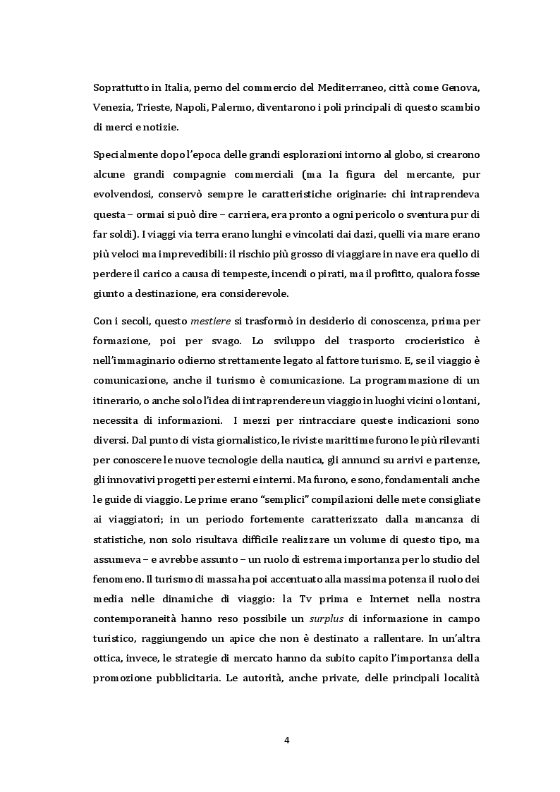 Anteprima della tesi: Turisti per mare. Lo sviluppo di un mito tra giornalismo e pubblicità, Pagina 3