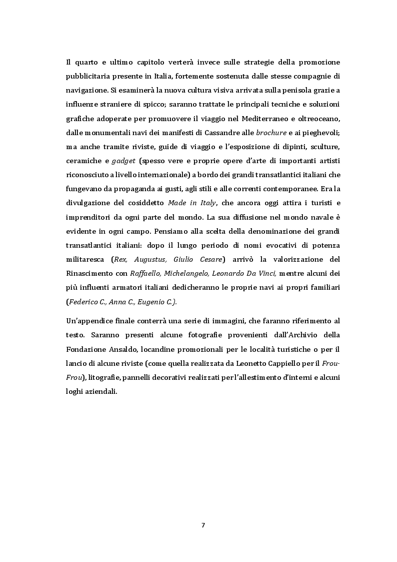 Anteprima della tesi: Turisti per mare. Lo sviluppo di un mito tra giornalismo e pubblicità, Pagina 6