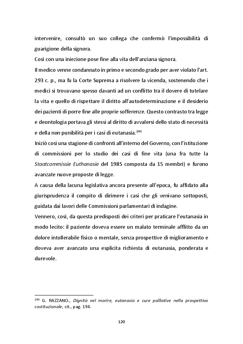Anteprima della tesi: Eutanasia: rilievi comparatistici dopo la legge 22 dicembre 2017, n. 219, Pagina 5