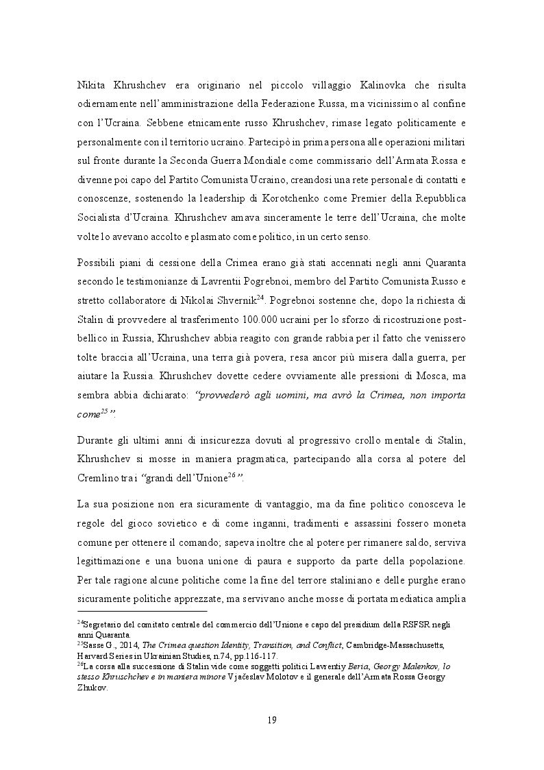 Estratto dalla tesi: Il Diritto di Autodeterminazione dei Popoli e il Diritto dello Stato all’Integrità Territoriale nella Crisi di Crimea