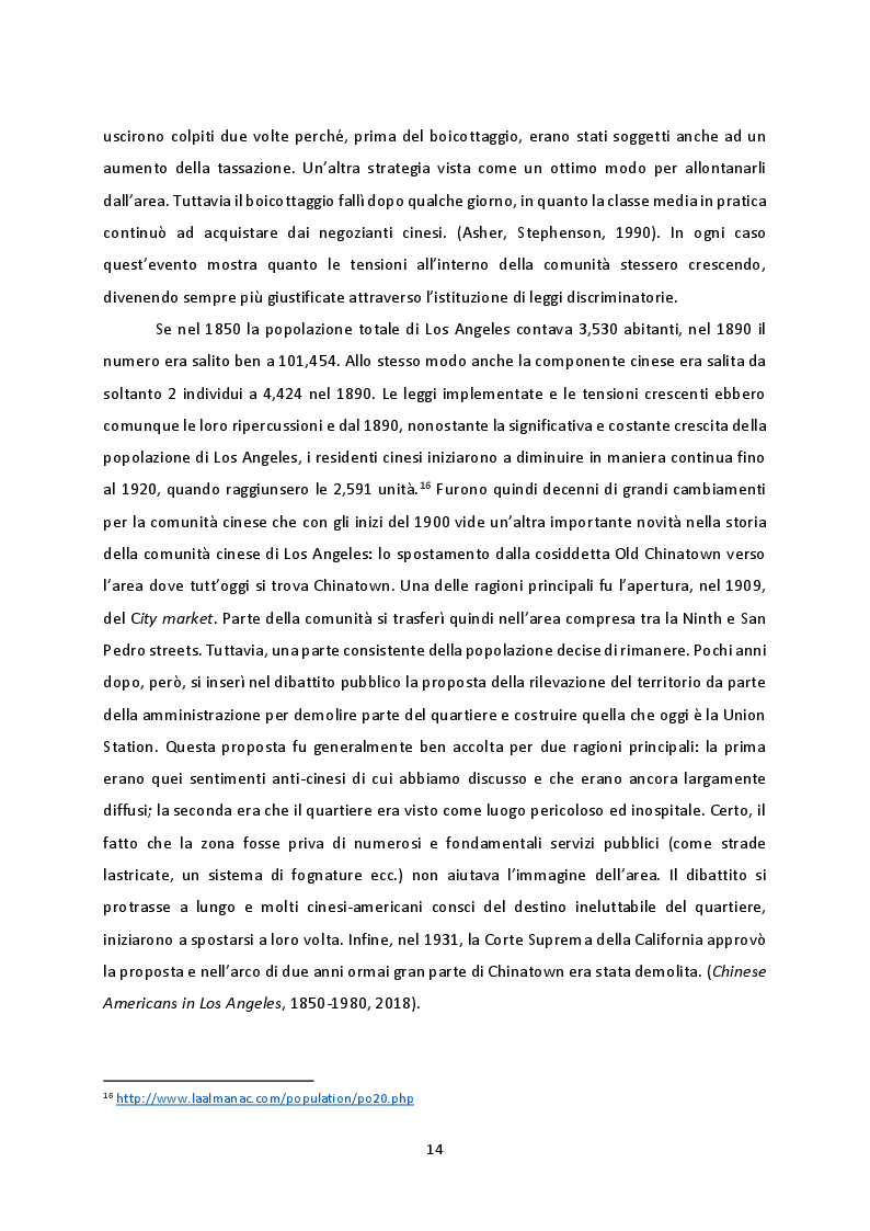 Anteprima della tesi: Le comunità cinesi di Prato e Los Angeles: l'influenza del contesto cittadino sul loro sviluppo, Pagina 4