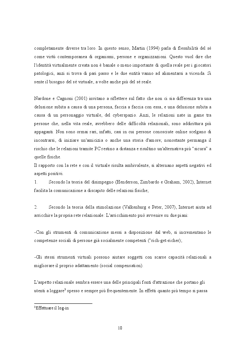 Anteprima della tesi: Trance dissociativa da gaming addiction, Pagina 3
