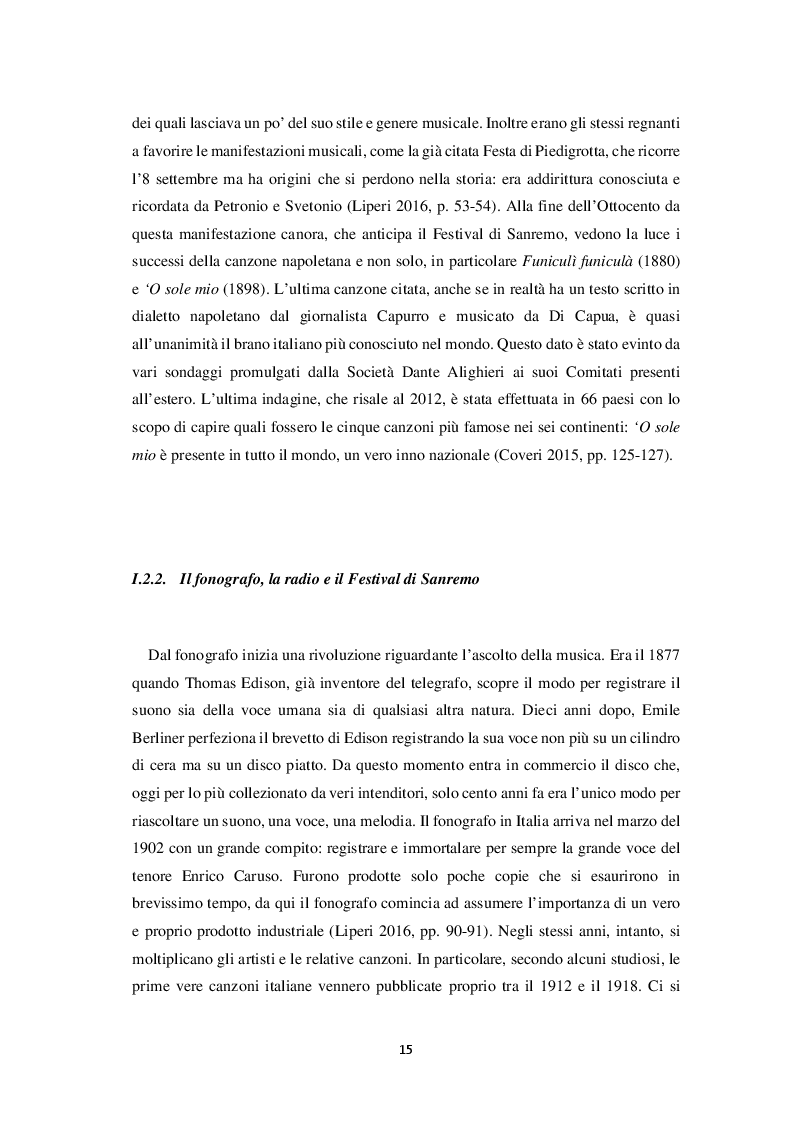 Anteprima della tesi: Fabrizio De André, quando la musica incontra la poesia: un'analisi linguistica dei testi di ''Faber'', Pagina 10