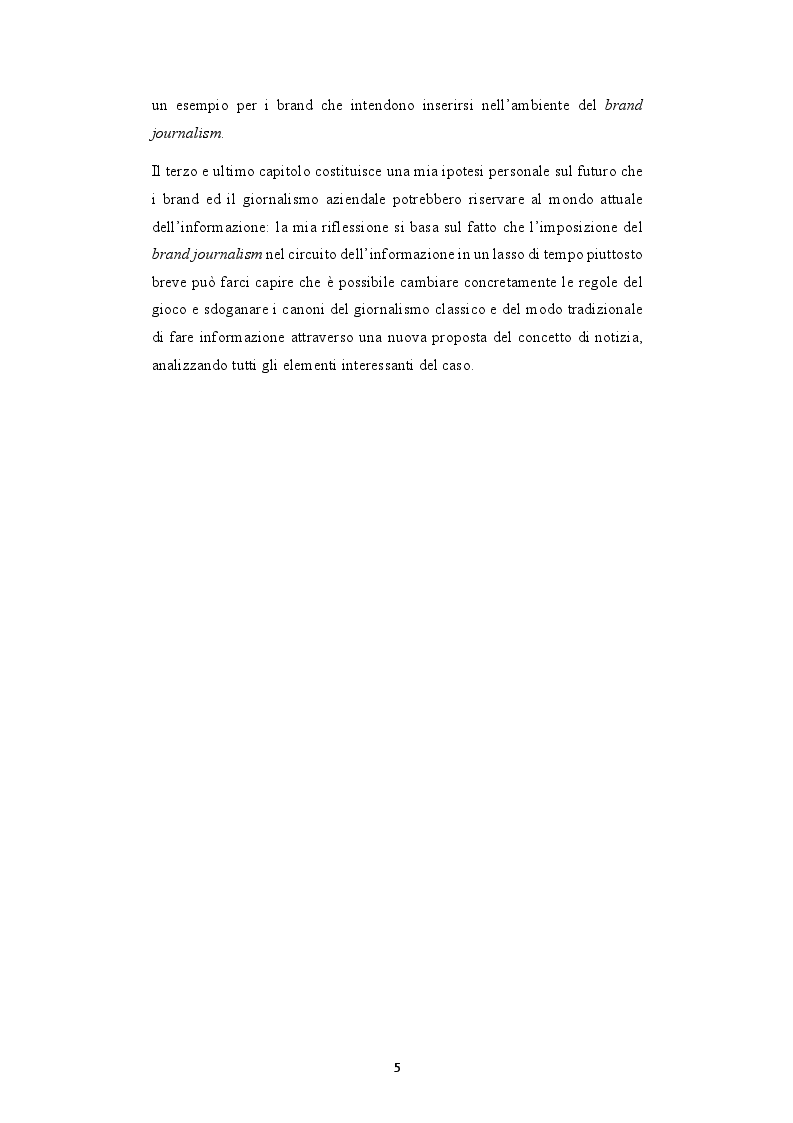 Anteprima della tesi: Il brand journalism come nuovo strumento di informazione (e intrattenimento). Il caso pratico Red Bull Media House, Pagina 3