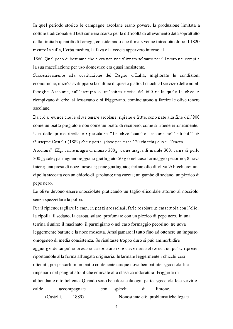 Anteprima della tesi: Oliva farcita all'ascolana: aspetti produttivi e valutazioni igienico sanitarie, Pagina 4