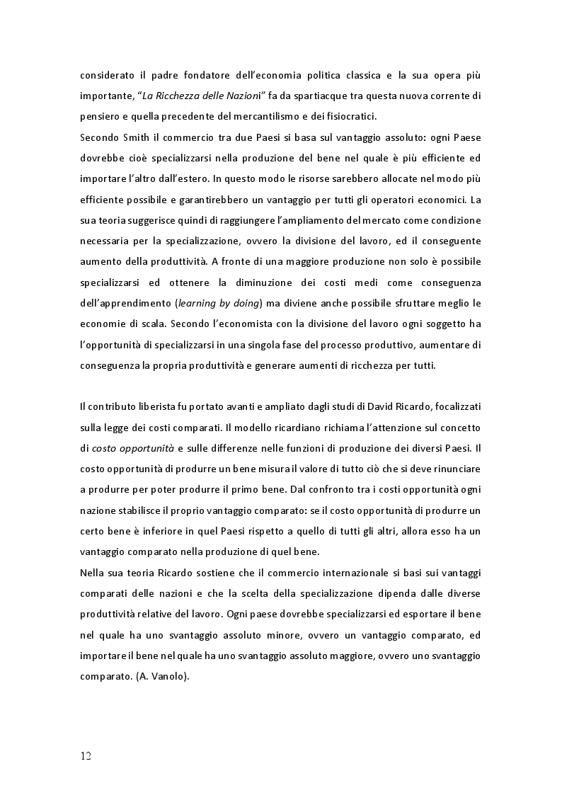Anteprima della tesi: La trasformazione delle relazioni economiche e geopolitiche internazionali. Possibili scenari, Pagina 8