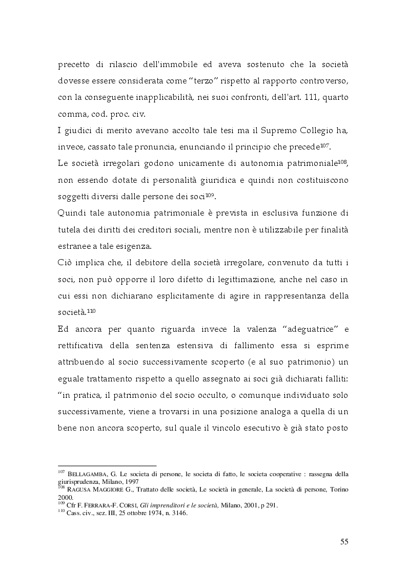 Anteprima della tesi: La società di fatto in giurisprudenza, Pagina 3