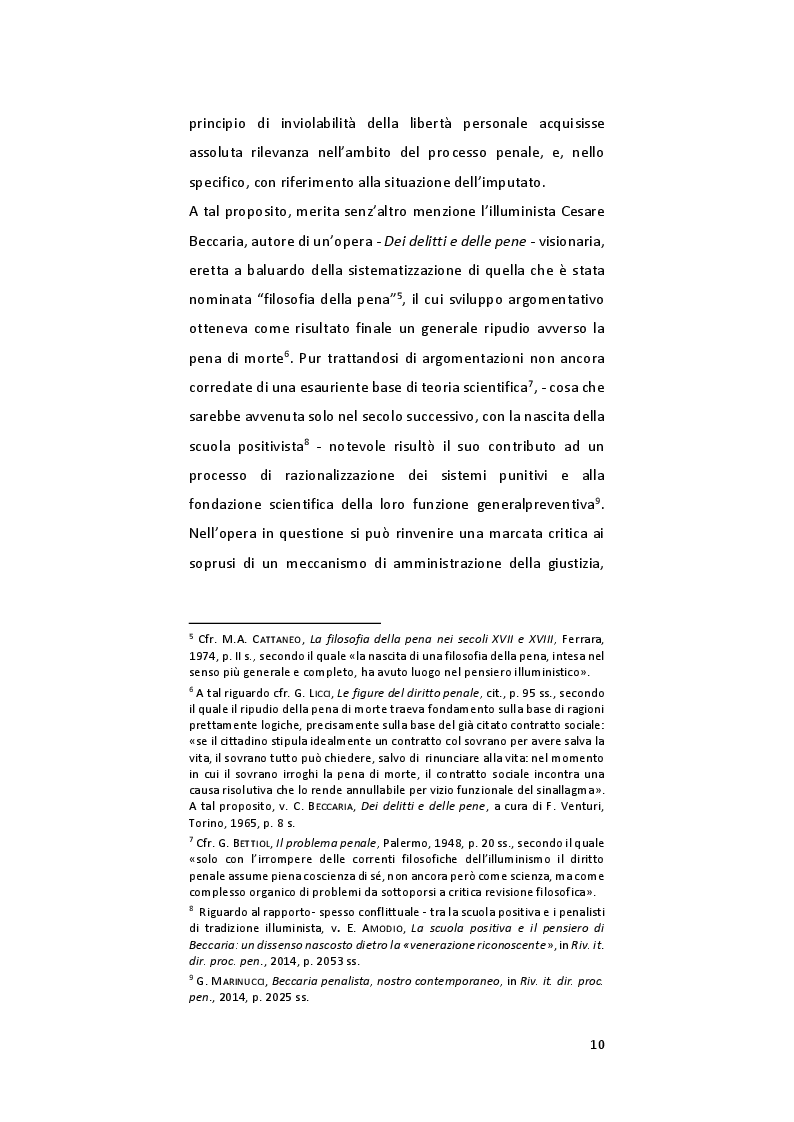 Estratto dalla tesi: La riparazione per l'ingiusta detenzione