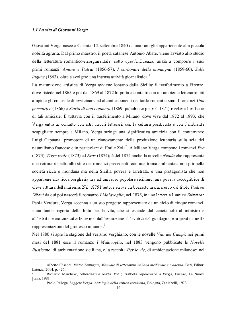 Anteprima della tesi: La critica letteraria a “I Malavoglia” di Giovanni Verga: confronto tra Alberto Asor Rosa, Romano Luperini, Vitilio Masiello, Pagina 7