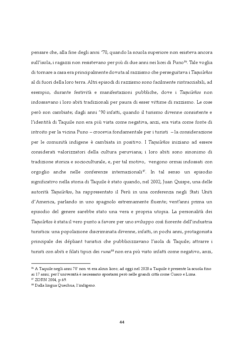 Anteprima della tesi: Patrimonio culturale e sviluppo turistico sostenibile: il caso dell'isola di Taquile e la resilienza delle comunità locali, Pagina 7