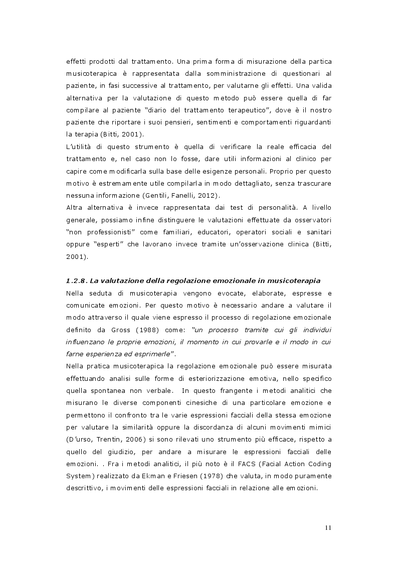 Anteprima della tesi: Valutazione dell’efficacia di un intervento di musicoterapia in pazienti oncologici, Pagina 7