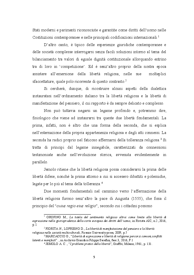 Anteprima della tesi: Satira e libertà religiosa, Pagina 3
