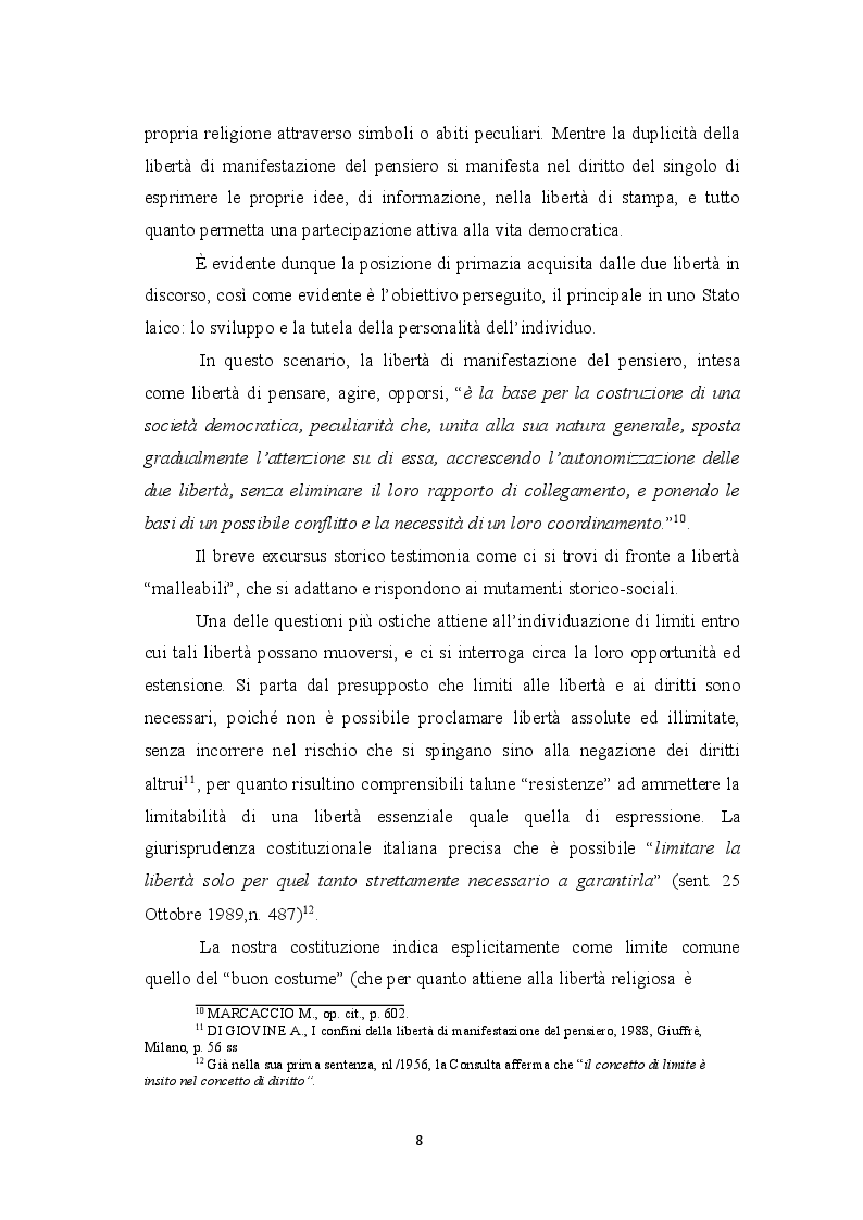 Anteprima della tesi: Satira e libertà religiosa, Pagina 6