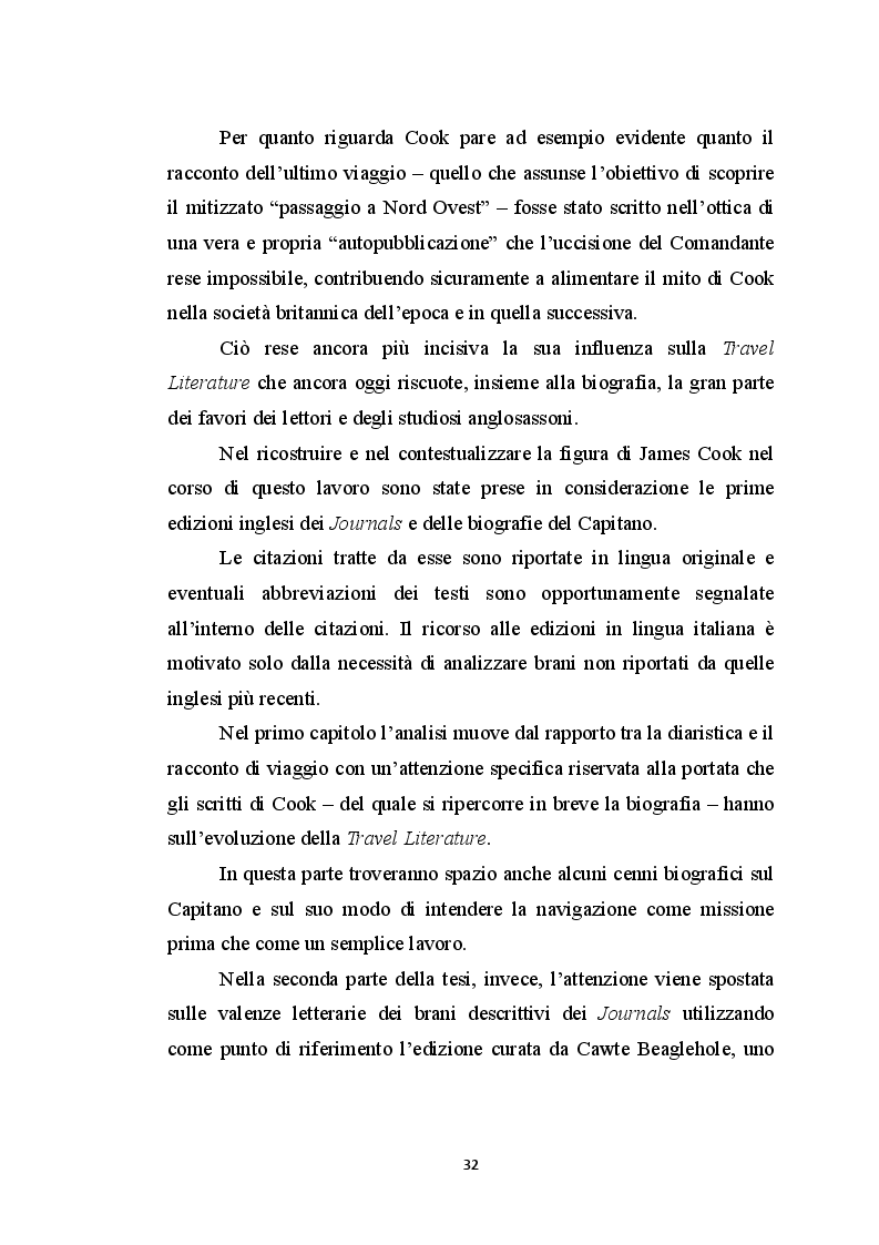 Anteprima della tesi: Tra esplorazioni e scoperte linguistiche: I Journals di James Cook, Pagina 5
