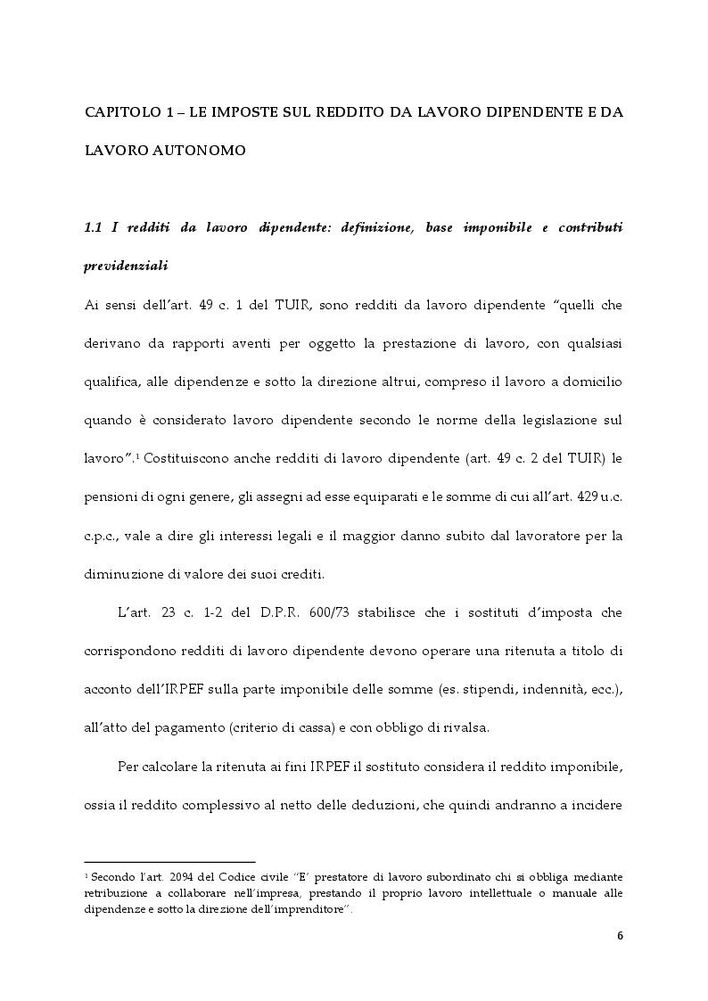 Anteprima della tesi: Le imposte sui redditi da lavoro e il cuneo fiscale: un’analisi per i paesi europei, Pagina 4