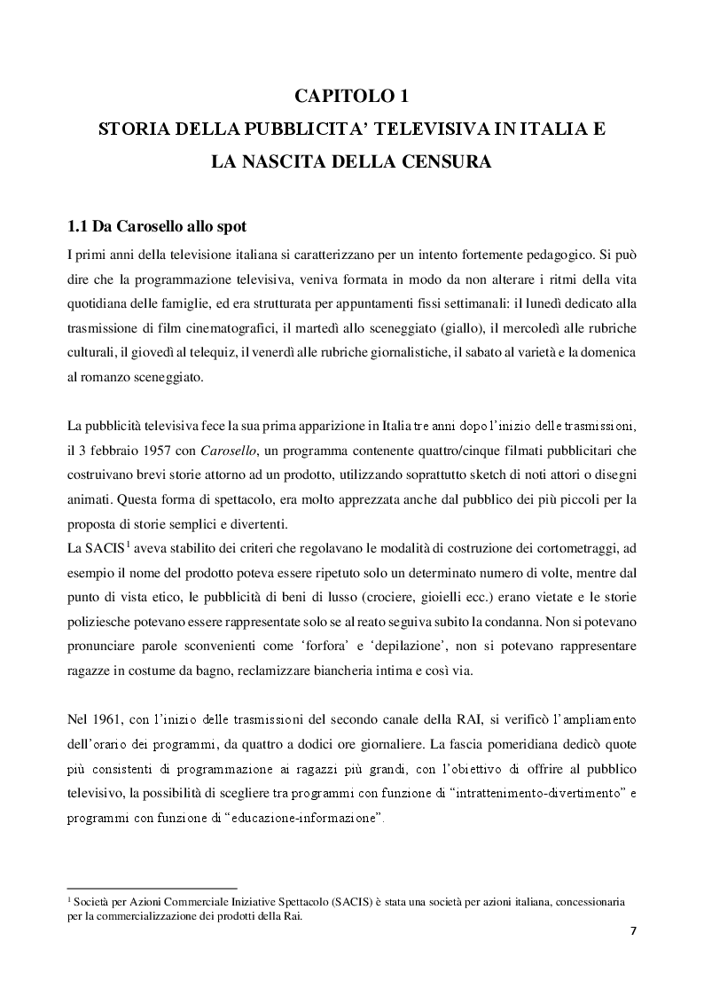 Anteprima della tesi: L'influenza della pubblicità sul bambino, immagini di Oliviero Toscani, Pagina 4