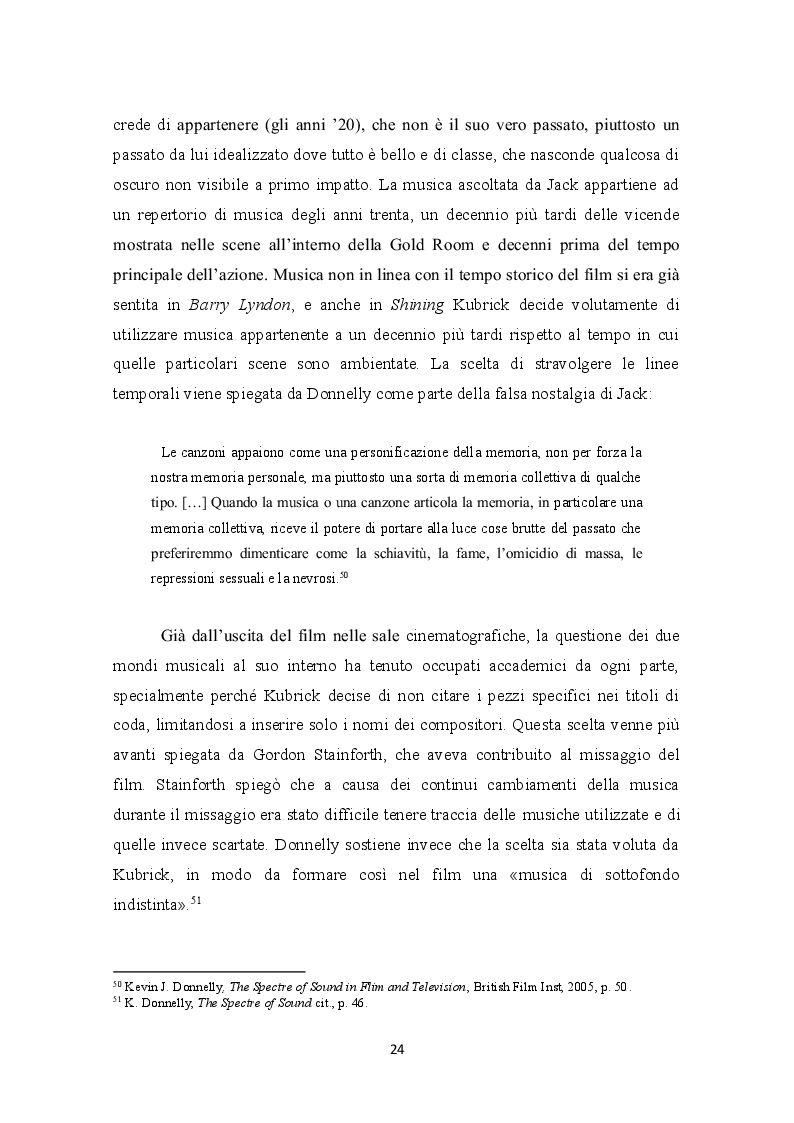 Anteprima della tesi: Shining di Stanley Kubrick: un'analisi audiovisiva, Pagina 5