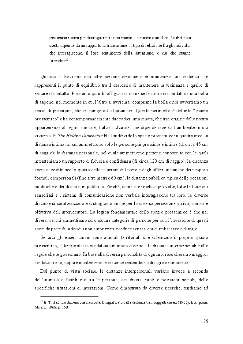 Anteprima della tesi: Il ruolo del corpo nella dinamica interattiva: considerazioni sociologiche sulla comunicazione non verbale, Pagina 3