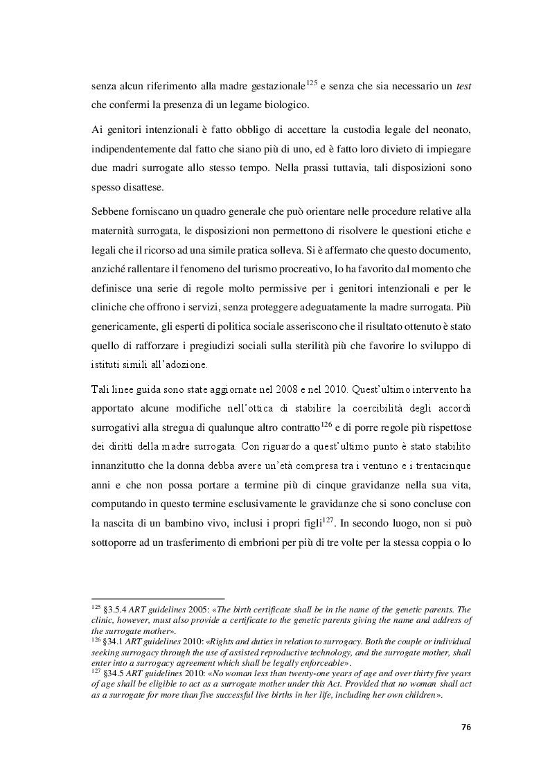 Anteprima della tesi: La maternità surrogata nel confronto tra ordinamenti: le normative e le prassi in Italia, India e California, Pagina 10