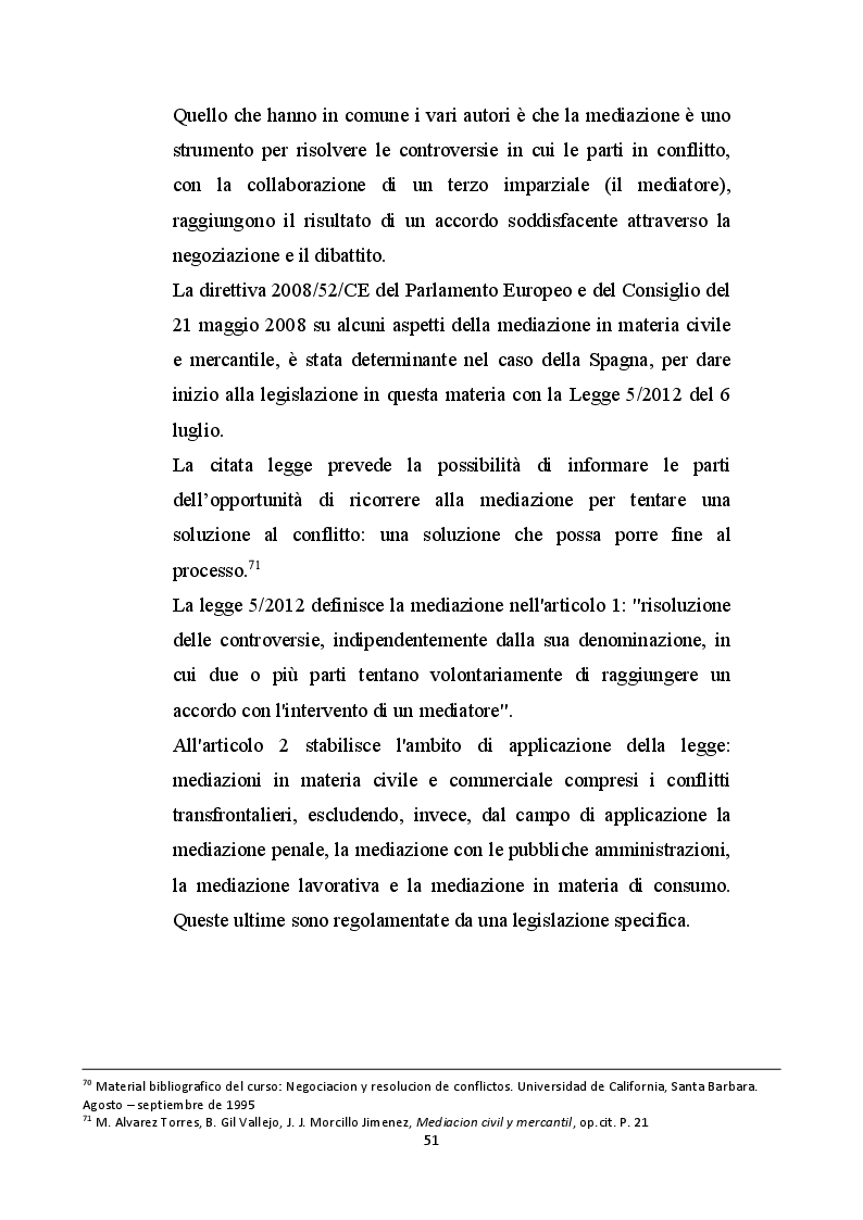Anteprima della tesi: La mediazione civile: Italia e Spagna a confronto, Pagina 5