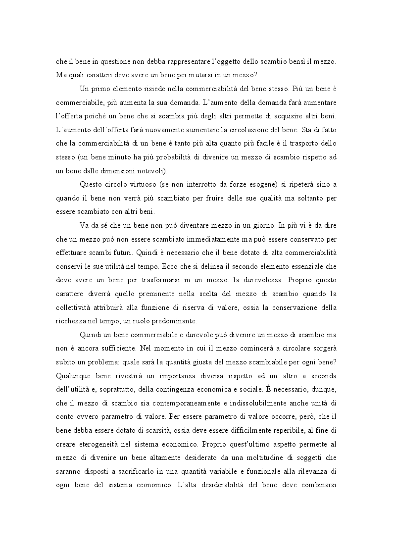 Anteprima della tesi: Il Gold Standard: aspetti teorici e critici, Pagina 5