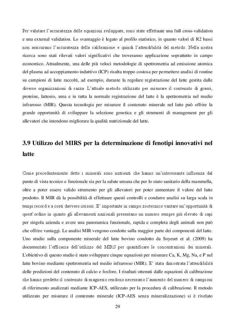 Anteprima della tesi: Fonti di Variazione del Contenuto di Minerali nel Latte di Bufala Mediterranea e Potenziale Utilizzo della Spettroscopia nel Medio Infrarosso quale strumento per la loro Determinazione, Pagina 5