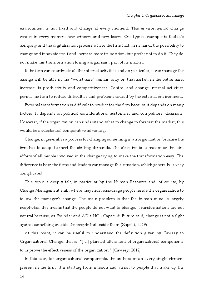 Anteprima della tesi: Organizational Change during crises. The transition to E-learning at the university of Udine during the COVID 19 emergency, Pagina 6