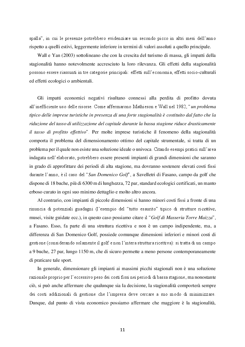 Anteprima della tesi: Destagionalizzazione di una regione turistica balneare attraverso l'offerta di pratiche sportive. Valle d'Itria e Murgia dei Trulli: confronto tra tipologie di turismo sportivo e mobilità slow., Pagina 6