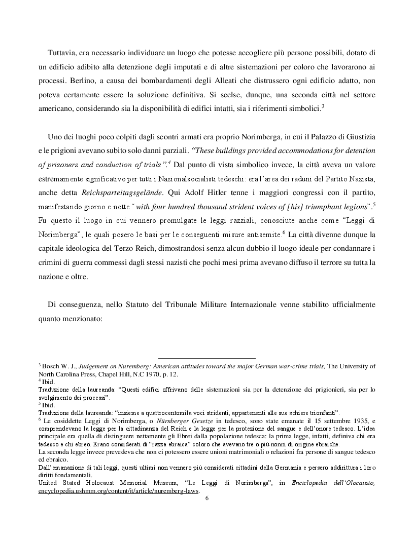 Anteprima della tesi: Interpreti e traduttori al Processo di Norimberga: analisi tecnico-linguistica delle principali problematiche sulla base di due proposte di traduzione, Pagina 6