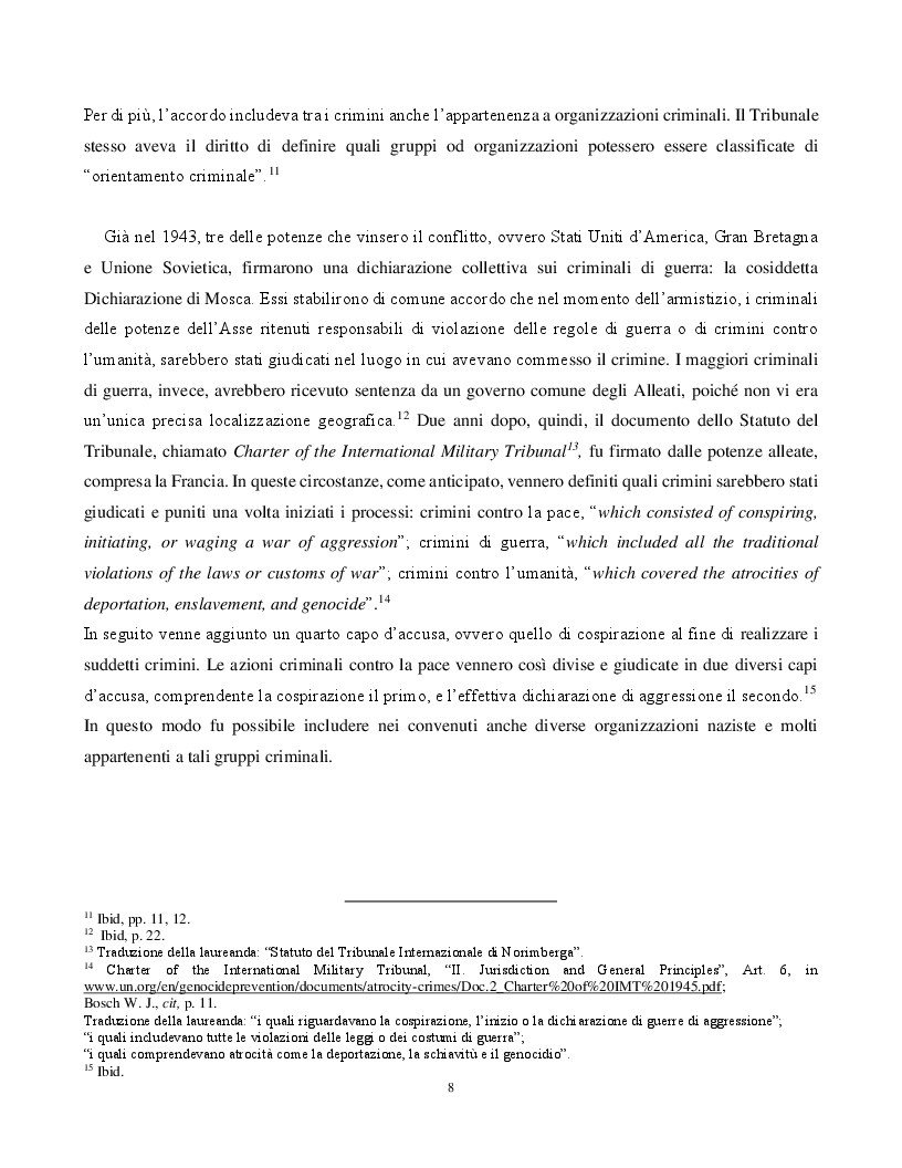 Anteprima della tesi: Interpreti e traduttori al Processo di Norimberga: analisi tecnico-linguistica delle principali problematiche sulla base di due proposte di traduzione, Pagina 8