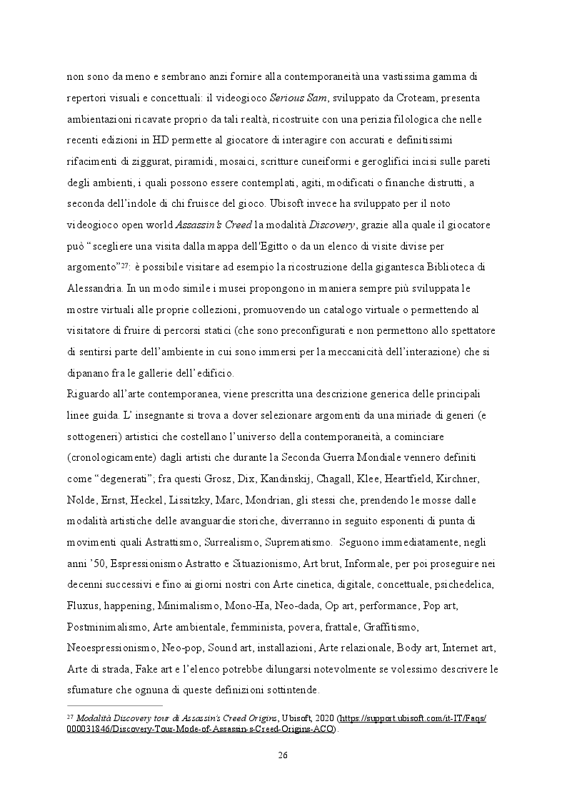 Anteprima della tesi: Interactive Artroom. Proposte per un insegnamento relazionale e tematico della storia dell’arte nel liceo classico, Pagina 5