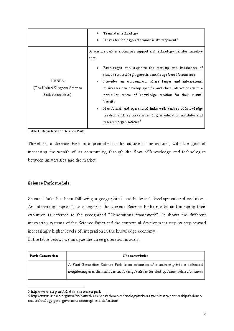 Anteprima della tesi: Internationalization of the Zenit Science Parks, Pagina 5