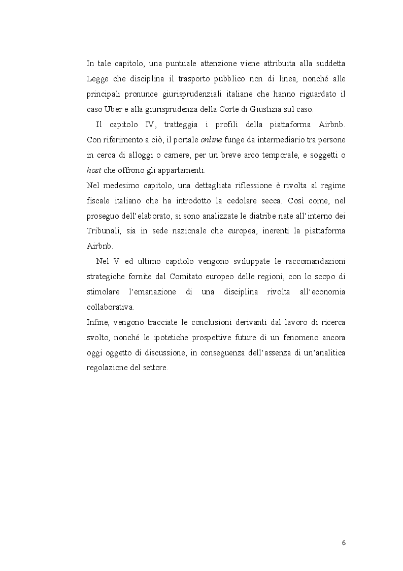 Anteprima della tesi: La regolazione amministrativa della Sharing Economy, Pagina 4