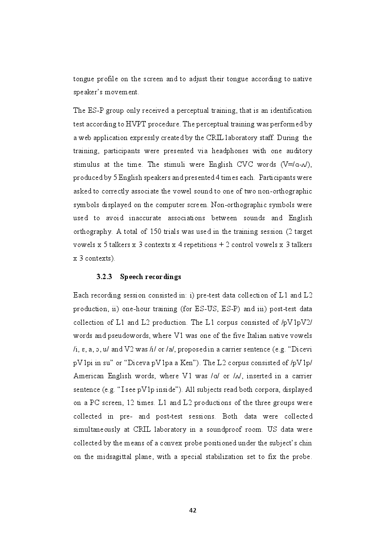 Anteprima della tesi: The importance of articulatory and phonetic training in the production of L2, Pagina 4