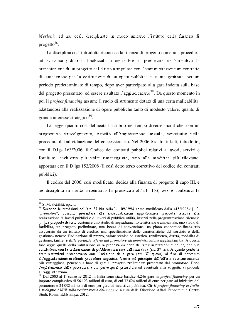 Anteprima della tesi: Partenariato Pubblico Privato e Finanza di Progetto. L'esperienza nel settore penitenziario, Pagina 6