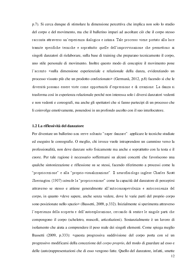 Anteprima della tesi: L'inserimento dei giovani ballerini nel mondo del lavoro. La Ricerca-Azione all'interno dei centri di formazione professionale per danzatori, Pagina 7