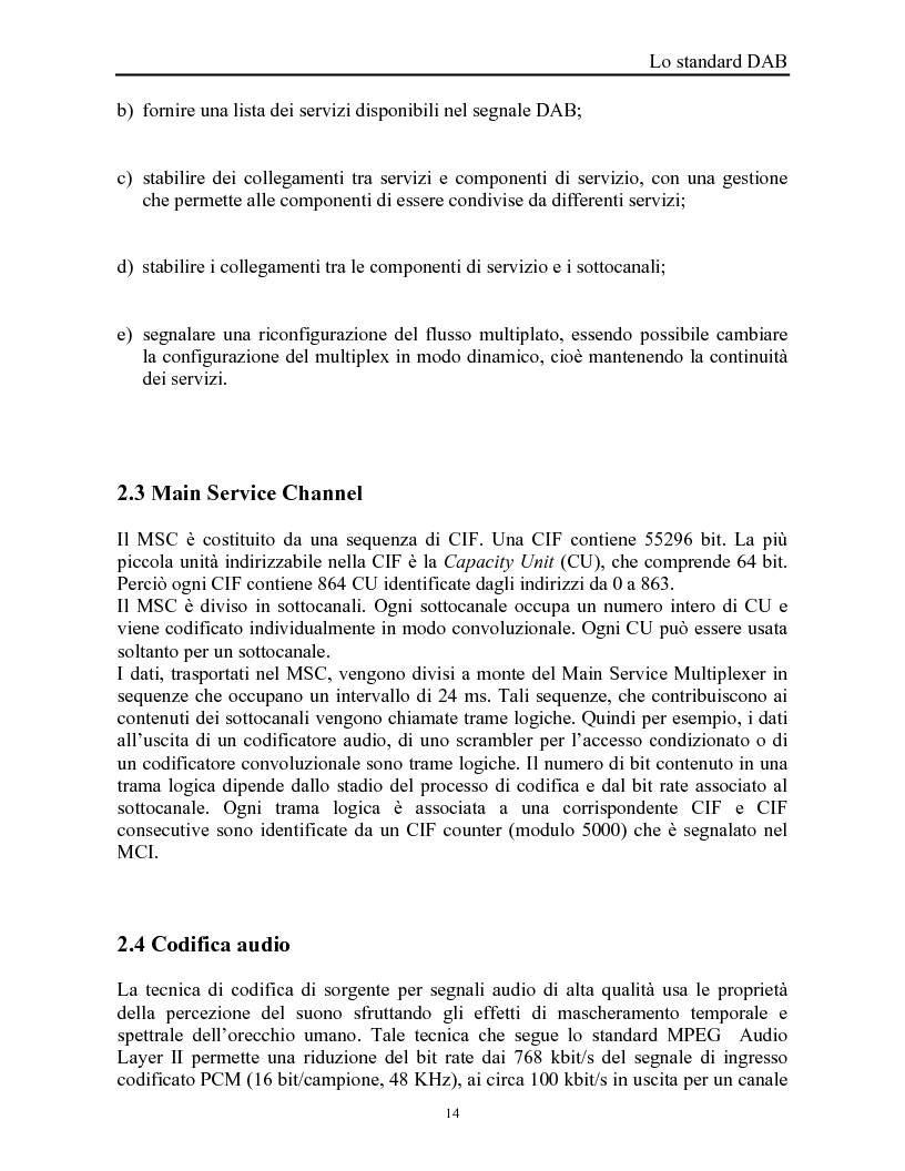 Anteprima della tesi: Sistemi DAB/DVB-T, Pagina 10