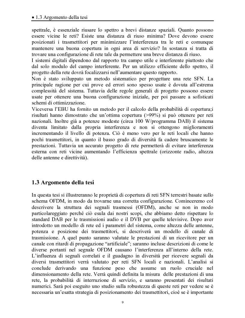 Anteprima della tesi: Sistemi DAB/DVB-T, Pagina 5